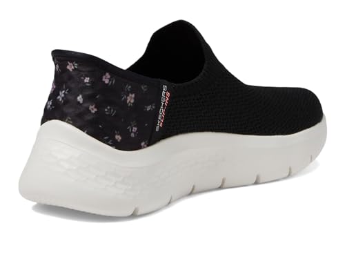 Skechers Women's Go Walk Flex Sunset Rose Hands Free Slip-Ins Sneaker, Navy/Turquoise, 10