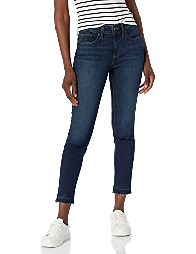 NYDJ Women's Marilyn Straight Cuff Cropped Slimming Jeans, Rinse 1, 18