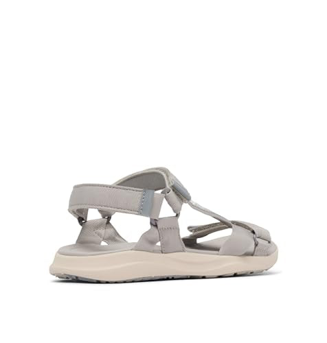 Columbia Women's Globetrot Sandal, Flint Grey/Sea Salt, 5