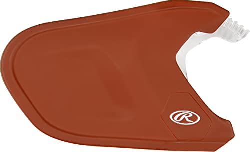 Rawlings | MACH Adjust Extension Piece | Adjustable Face Guard | Matte White | Right-Handed Batter