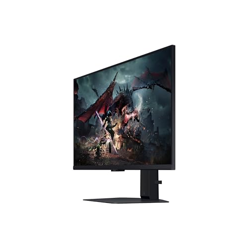 SAMSUNG 27-Inch Odyssey G50D Series QHD Fast IPS Gaming Monitor, 1ms, VESA DisplayHDR 400, 180Hz, AMD FreeSync, Adjustable Stand, Eye Saver Mode, LS27DG500ENXZA, 2024