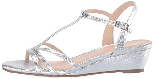 Paradox London Pink Women's Tessa Wedge Sandal, Champagne, 8.5