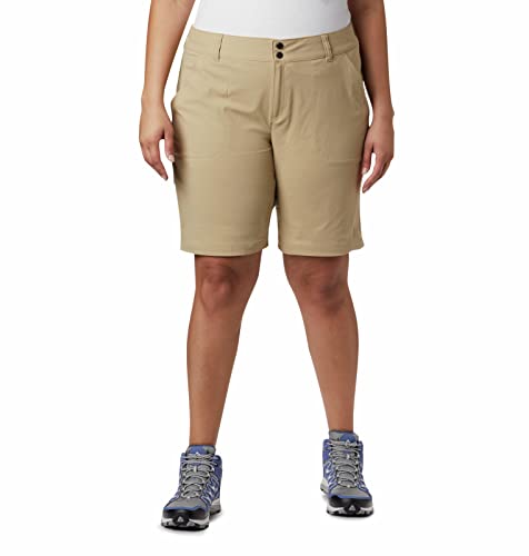 Columbia Women's Saturday Trail Long Short,British TAN,4