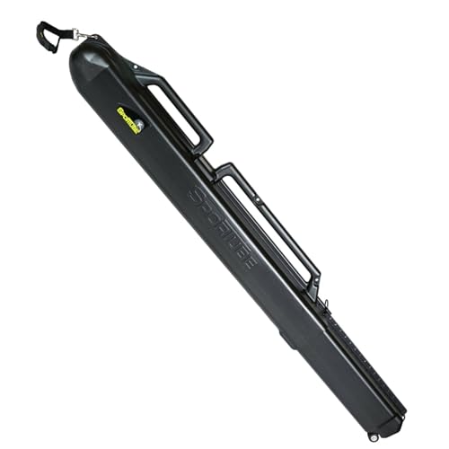 Sportube Protective Travel Ski Case, Lightweight & Lockable w/Easy Pull Handle, Series 1