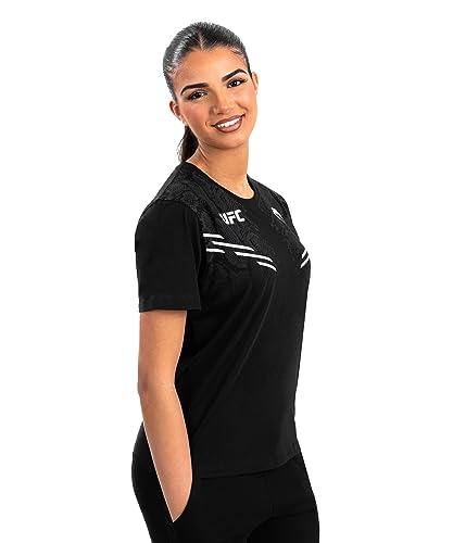 Venum Women's Standard UFC Adrenaline Replica Short-Sleeve T-Shirt Black