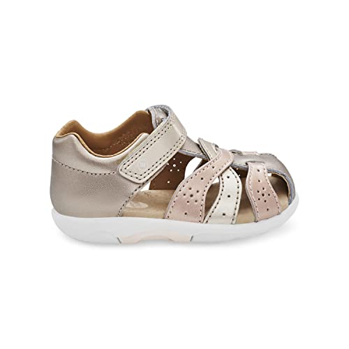 Stride Rite Kids SRTech Xena Sandal, Champagne, 6 US Unisex Toddler