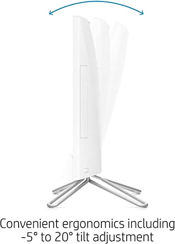 HP 2022 All-in-One Desktop, 21.5" FHD Display, Intel Celeron J4025 Processor, 16GB RAM, 1TB PCIe SSD, Webcam, HDMI, RJ-45, Wired Keyboard&Mouse, WiFi, Windows 11 Home, White