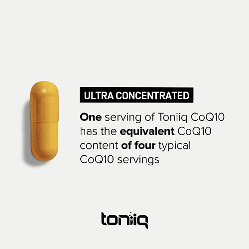 Ultra High Purity CoQ10 400mg - 98% Purified Third-Party Tested CoQ10 Supplement with MCT Oil for Added Bioavailability - High Absorption Coenzyme Q10 -Bioavailable Supplement -60 Veggie Capsules TQ