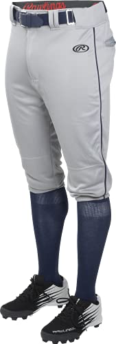 Rawlings Mens Lnchkpp Pant, Grey/Black, Small US