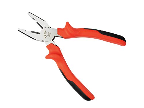 Jetech 7-1/2 Inch Combination Pliers with Hard Cutting Edge and Ergonomic Handle