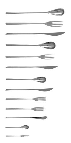 Fortessa Dragonfly 18/10 Stainless Steel 20-Piece Flatware Set, Service for 4