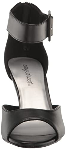 Easy Street Women's Baloo Heeled Sandal, White, 7 X-Wide