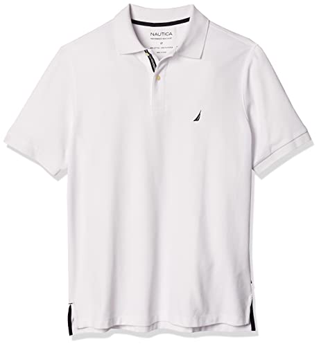 Nautica Men's Big Classic Fit Short Sleeve Solid Performance Deck Polo Shirt, Corn, 3X-Larget Tall