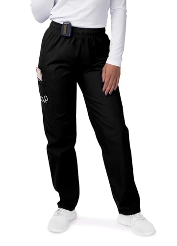 Sivvan Scrubs for Women - Drawstring Cargo Scrub Pants - S8200 - White - 5X
