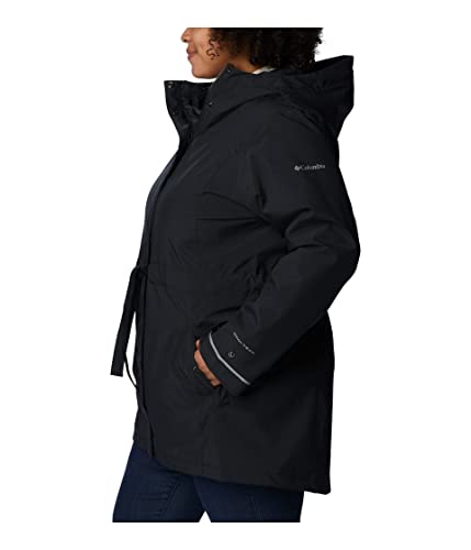 Columbia Women's Here And There Trench II Jacket, Black, X-Small