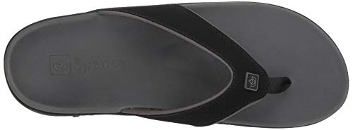 Spenco Women's Flip-Flop, Carbon/Pewter, 13 Wide