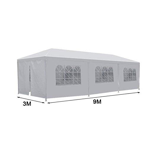 BBBuy 10'x30' Outdoor Party Wedding Tent Canopy Waterproof Camping Gazebo BBQ Shelter Pavilion Heavy Duty, 8 Removable Sidewalls (10x30)