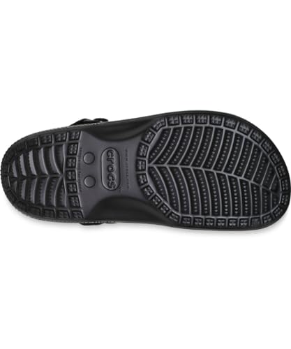 Crocs Men's Yukon Vista II LiteRide Clogs, Black/Slate Grey, 7