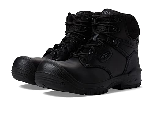 KEEN Utility Independence, Men's, Black, Comp Toe, EH, WP, 6 Inch, Work Boot (10.0 D)