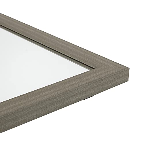 Amazon Basics Rectangular Wall Mount Mirror 16" x 20", Standard Trim, White