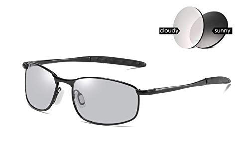 FEISEDY Classic Polarized Photochromic Sunglasses Driving Photosensitive Glasses B2444