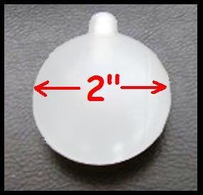 Large Replacement Squeakers, 2" in Diameter, by Downtown Pet Supply (20 Pack)