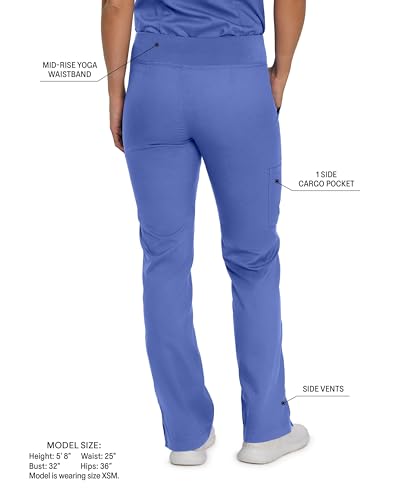Landau Proflex Tailored Fit Comfort Stretch 4-Pocket Scrub Pants for Women 2043 Sandstone 5XL