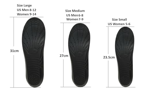 Happystep Memory Foam Insoles with Arch Support, Cushioning, and Shock Absorption - Relieve Plantar Fasciitis and Foot Pain, Comfort Everyday Shoe Insoles for Men & Women (US W: 5-6)