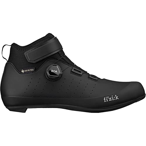 Fizik Road Cycling Winter Shoes Tempo Artica R5 GTX Gore-Tex - White/Black - 42 - (9 US)