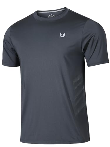 NORTHYARD Breathable 2.0™ Men's Athletic Workout T-Shirt REDOCHRE-M