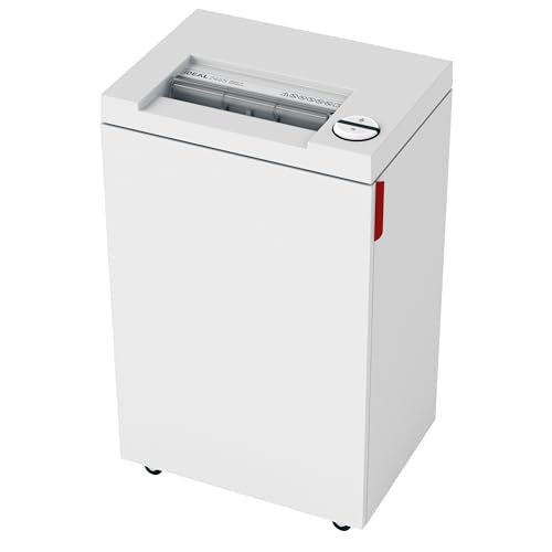 ideal. 2465 Continuous Operation Strip Cut Deskside Paper/CD/DVD Shredder, 19-22 sheet, 9 Gal. Bin, 3/4 HP Motor, P-2 Security Level