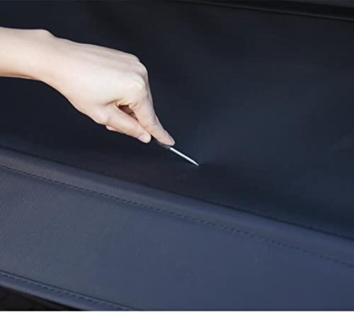 Okutech Black Retractable Cargo Cover Compatible with Cadillac Lyriq 2023 2024 2025, Rear Cargo Privacy Screen Car Trunk Luggage Cargo Security Shade Shield (Directly Fit in Carbon Fiber Style)