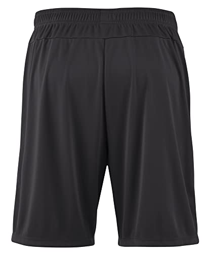 Mizuno Men's Standard Icon 8" Short, Black-Charcoal, Small