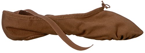 Bloch Women's Dance Men's Pump Split Sole Canvas Ballet Slipper/Shoe, Light Sand, 9