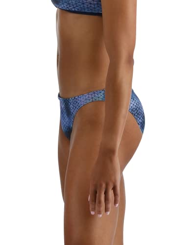 TYR Women's Standard Durafast Elite Classic Bikini Swimsuit Bottom, Blue Ice, X-Small