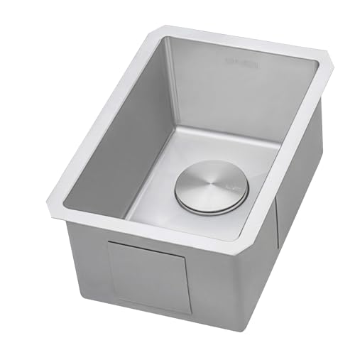 Ruvati 28-inch Rounded Corner Undermount Kitchen Sink Single Bowl – Durable 16 Gauge Stainless Steel Kitchen Sink with Brushed Finish hides scratches, Easy-to-Clean Undermount Sink - RVH7250