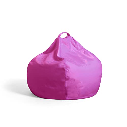 Big Joe Classic Bean Bag Chair, Black Smartmax, Durable Polyester Nylon Blend, 2 feet Teardrop