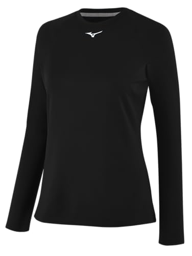 Mizuno Women's Standard Thermo Compression LS, Black, X-Small