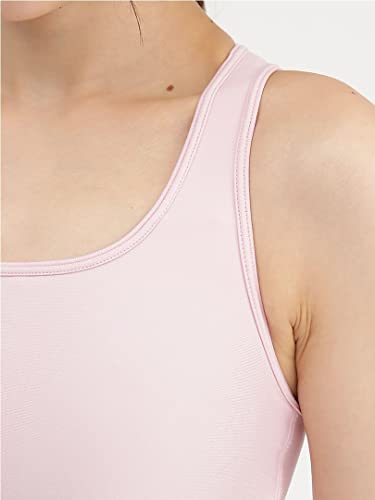 Under Armour Womens Crossback Mid Impact Sports Bra , White (100)/Halo Gray , Medium