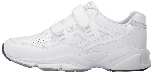 Propét Womens Stability Walker Strap Walking Walking Sneakers Shoes - White - Size 6.5 B