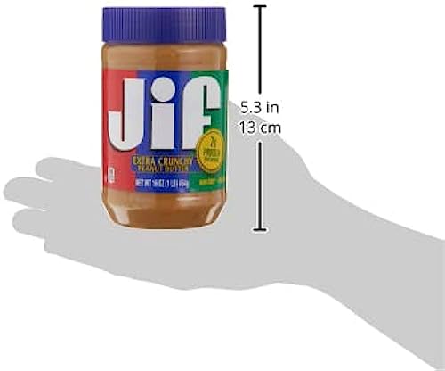 Jif Extra Crunchy Peanut Butter, 16 Ounces