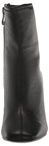 DKNY Women's Nappa Classic Heeled Boot Fashion, Black, 11