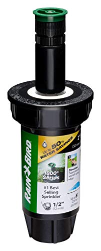 Rain Bird 1802AP4PRS Pressure Regulating (PRS) Professional Pop-Up Sprinkler, Adjustable 0 - 360° Pattern, 3' - 4' Spray Distance, 2" Pop-up Height