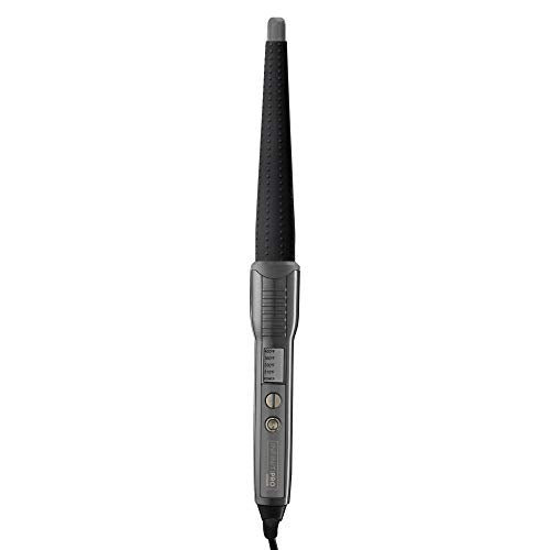 INFINITIPRO BY CONAIR Silicone Shine 1-Inch to 1/2-Inch Curling Wand, Tapered wand produces beachy waves