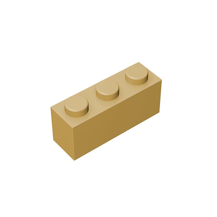 Classic Bulk Building Brick 1x3, 100 Piece, Compatible with Lego Parts and Pieces 3622, Creative Play Set - 100% Compatible with All Major Brick Brands(Colour:Full Transparency)