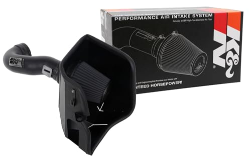 K&N Cold Air Intake Kit: High Performance, Guaranteed to Increase Horsepower: Fits 2019-2020 CHEVROLET Silverado 1500; 2019-2020 GMC Sierra 1500, 71-3110