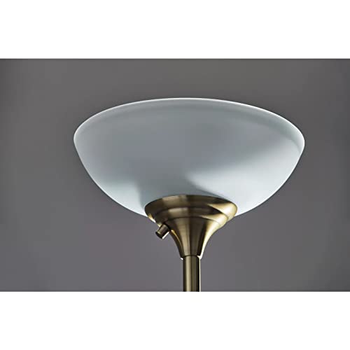 Adesso 4208-21 Bergen Torchiere, Lamp, Black