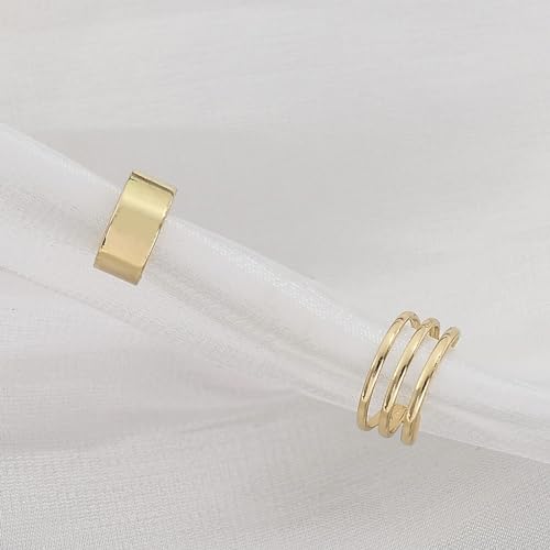 Gold Huggie Hoop Earrings for Women Trendy Dainty Earring Stacks Sets for Multiple Piercing Hoop Earrings Set Cartilage Earrings Jewelry Gifts