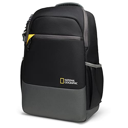 National Geographic Shoulder Bag Small, Camera Bag for DSLR and Mirrorless with Lens, and Accessories, Batteries, Cables, Adjustable Strap, Ultra-Lightweight, NG E1 2360, Black [Amazon Exclusive]