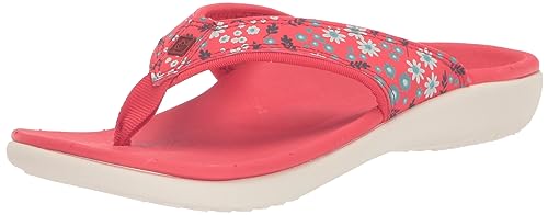 Spenco Women's Orthotic Flip-Flop, Bittersweet, 8 Wide